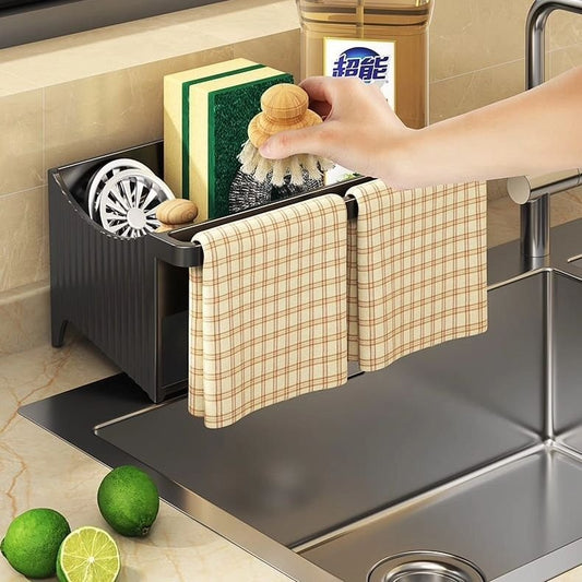 Automatic Drainage Sink Storage Rack | - Elegant Households KE