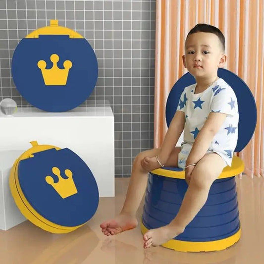 Baby Travel Collapsible Potty Toilet + Free Roll of disposable bags | - Elegant Households KE