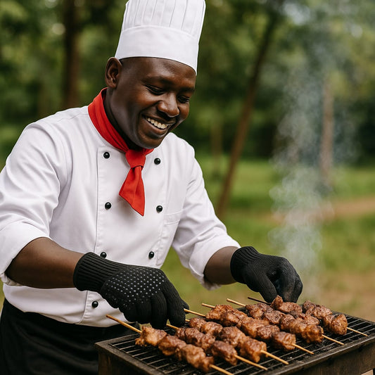 Barbecue Heat Resistant Gloves | - Elegant Households KE