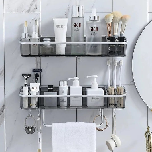Big size acrylic bathroom organizer | - Elegant Households KE