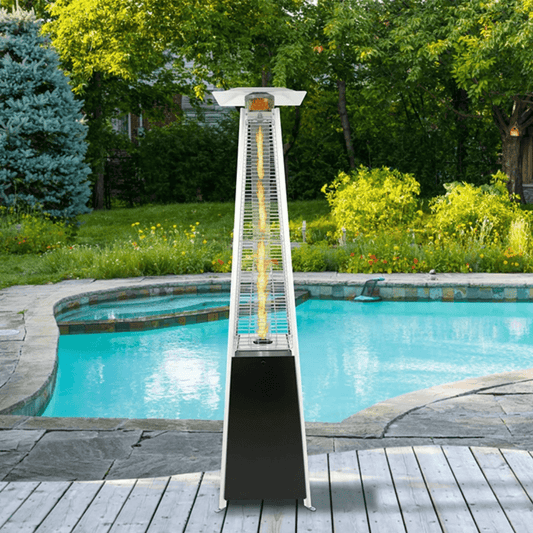 Black ( Iron) Pyramid Patio Heater | - Elegant Households KE