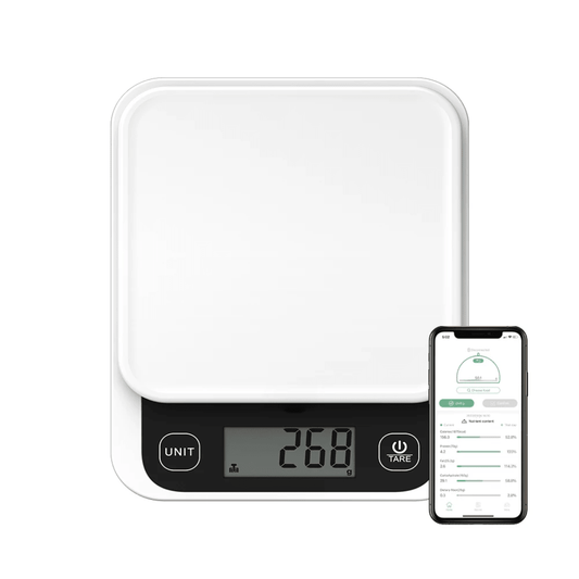 Bluetooth Digital Kitchen Scale with Nutri Days App | - Elegant Households KE
