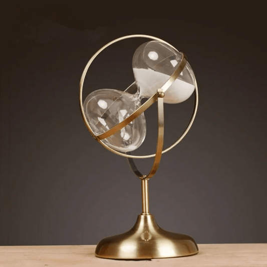 Brass Vintage Hourglass Sand Timer | - Elegant Households KE