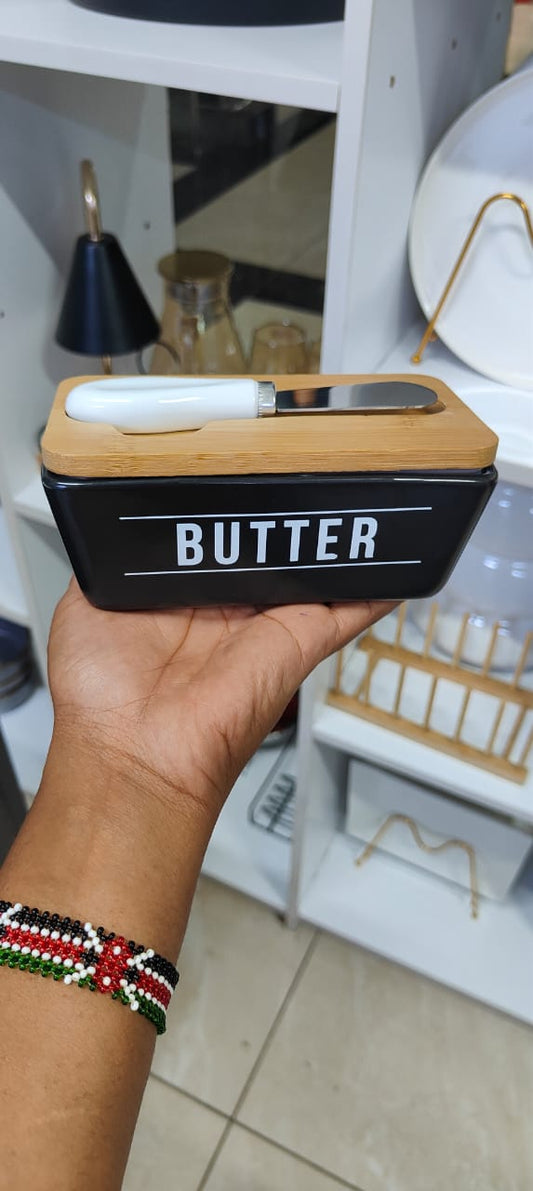 Ceramic butter dish | - Elegant Households KE