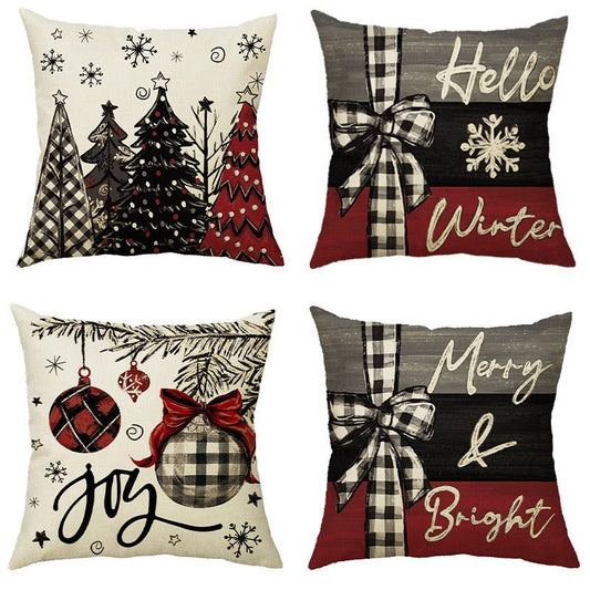 Christmas themed pillow cases | - Elegant Households KE