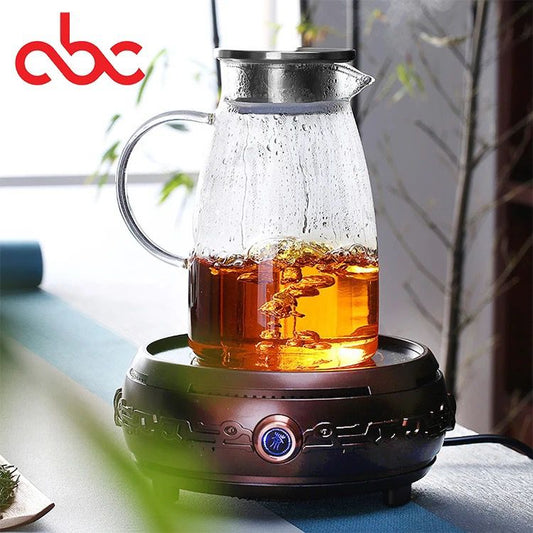 Cold/hot water, ice tea , wine ,coffee, milk, juice beverage glass pitcher | - Elegant Households KE