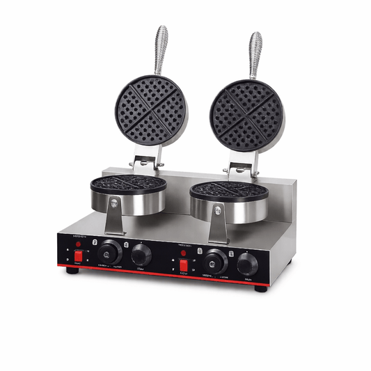 Commercial Double Waffle Baker HWB - 2 | 2.4KW Machine | - Elegant Households KE