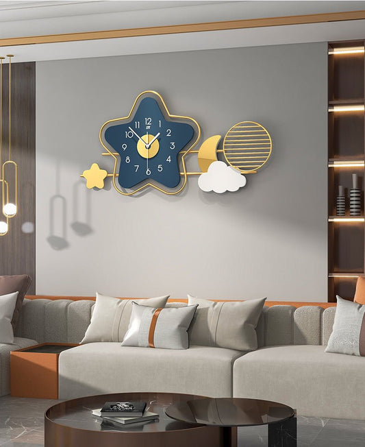 Creative Star Wall Clock | - Elegant Households KE