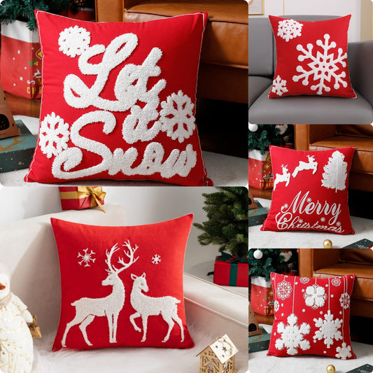 Decorative Christmas Pillow Covers | - Elegant Households KE