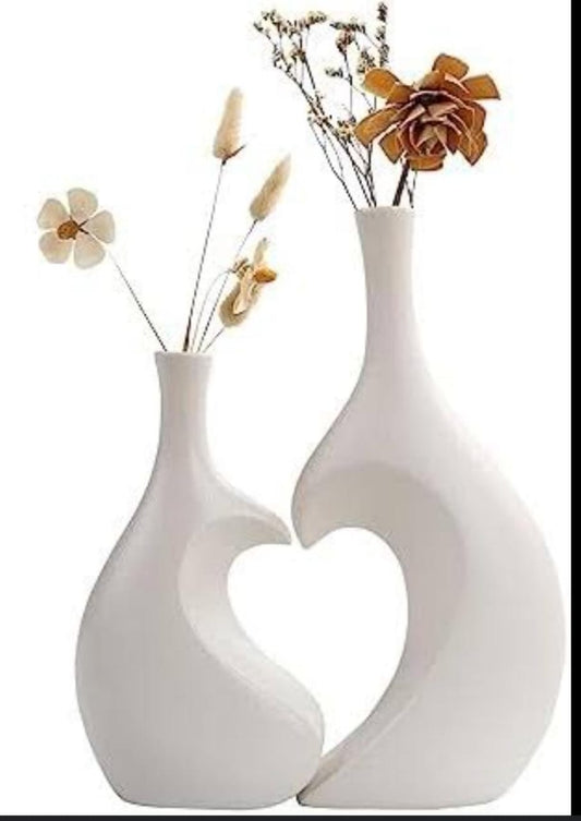 Decorative heart shape vase | - Elegant Households KE