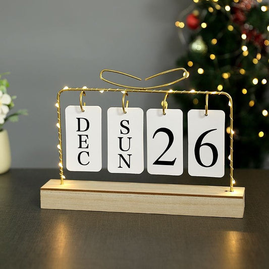 Desktop Calendar With Light | - Elegant Households KE