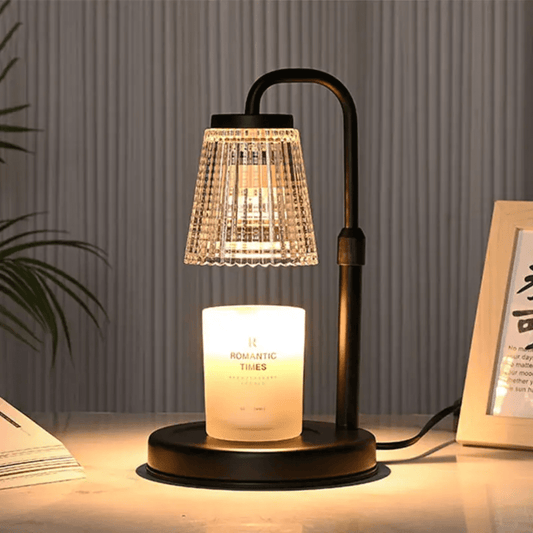 Electric Candle Warmer Lamp – Flameless Metal Wax Melter | - Elegant Households KE