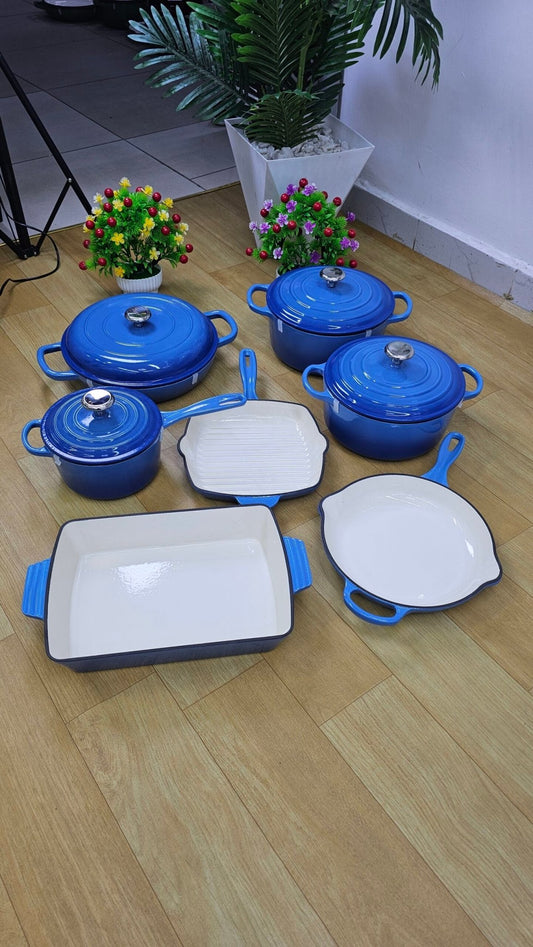 Enamel Cast iron cooking pots | - Elegant Households KE