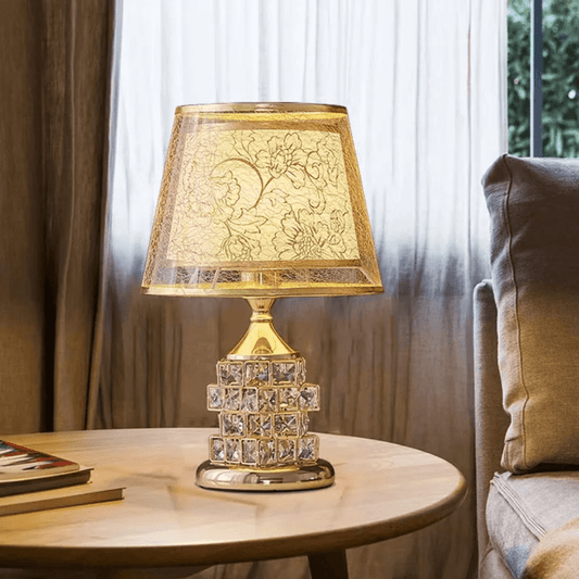 European Style Crystal Table Lamp – Elegant Luxury Home Lighting | - Elegant Households KE