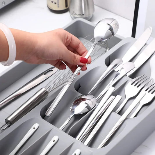 Expandable Drawer Cutlery Organizer | - Elegant Households KE