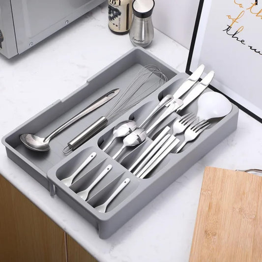 Expandable Drawer Cutlery Organizer | - Elegant Households KE
