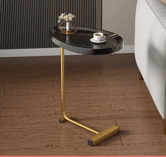 Exquisite Oval Side Table – High - Quality Modern Home Furniture | - Elegant Households KE
