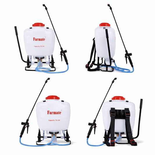 Farmate 15L White Manual Backpack Sprayer for Farming | - Elegant Households KE