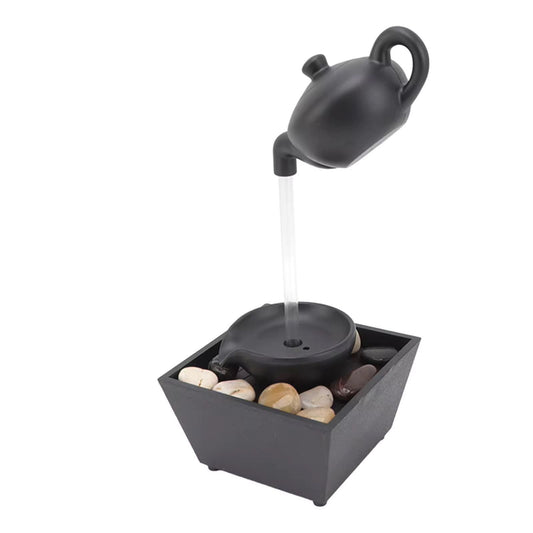Floating Teapot Waterfall Ornament | - Elegant Households KE