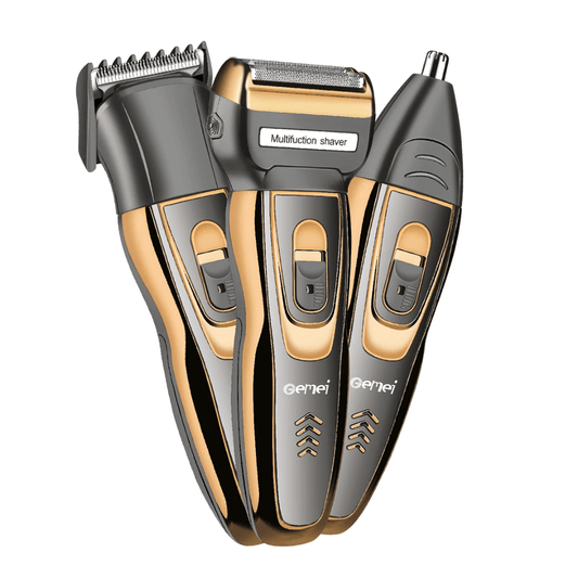 Geemy 3 in 1 Grooming Kit – Hair Clipper, Shaver and Nose Trimmer | - Elegant Households KE