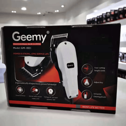 Geemy GM - 1021 Professional Hair Clipper – Powerful Electric Shaver | - Elegant Households KE