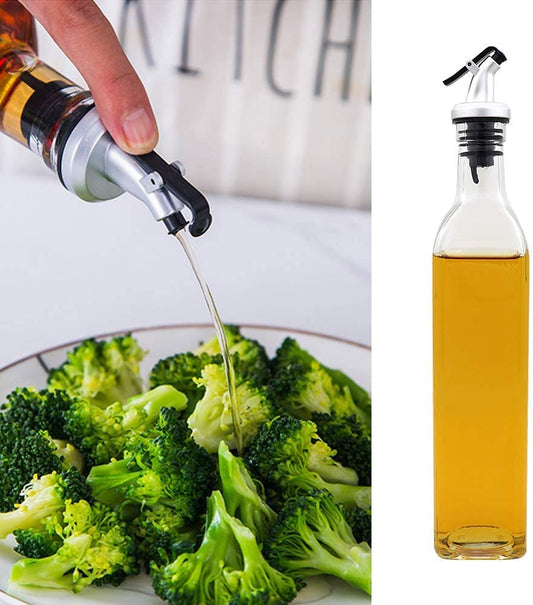 Glass 500ml glass oil dispenser | - Elegant Households KE