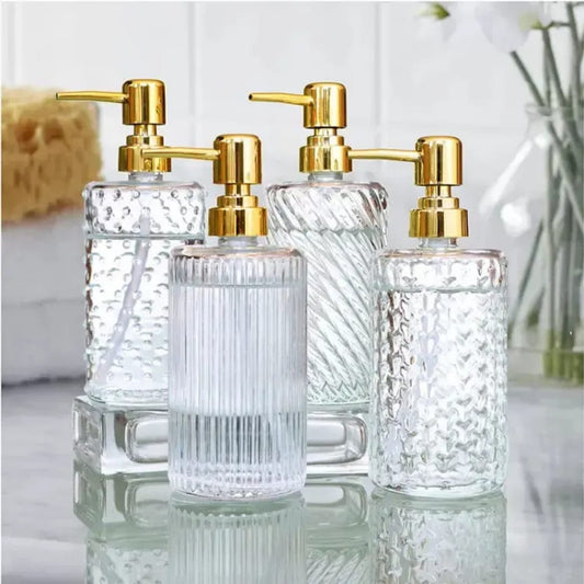 Golden Stainless Steel 400ml Shampoo Soap Dispenser | - Elegant Households KE