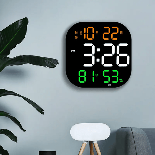 HD Large Digital Clock With Multiple Display | - Elegant Households KE
