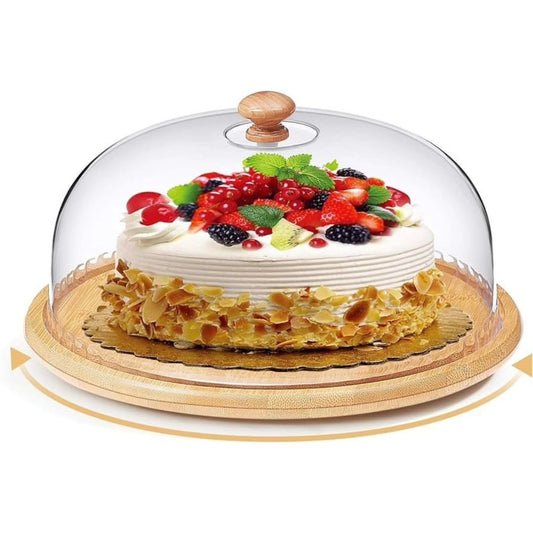 High Quality Bamboo Base Cake/Fruit Stand | - Elegant Households KE