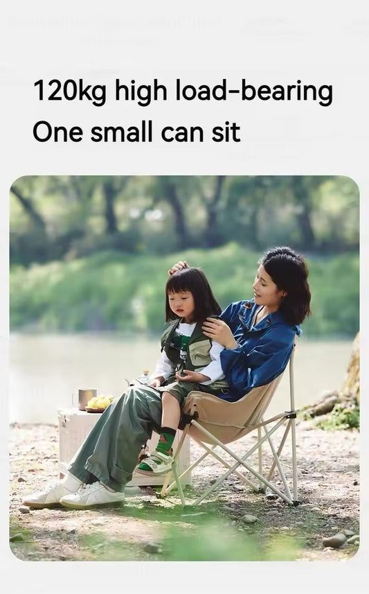 High quality canvas Naturehike Folding Moon Chair/Camping/Fishing Chair | - Elegant Households KE