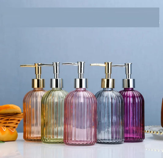High quality glass soap dispenser | - Elegant Households KE