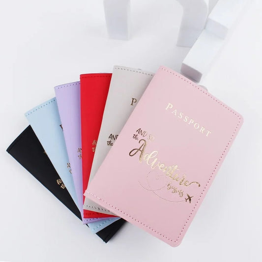 High quality trendy PU leather passport cover/holder | - Elegant Households KE