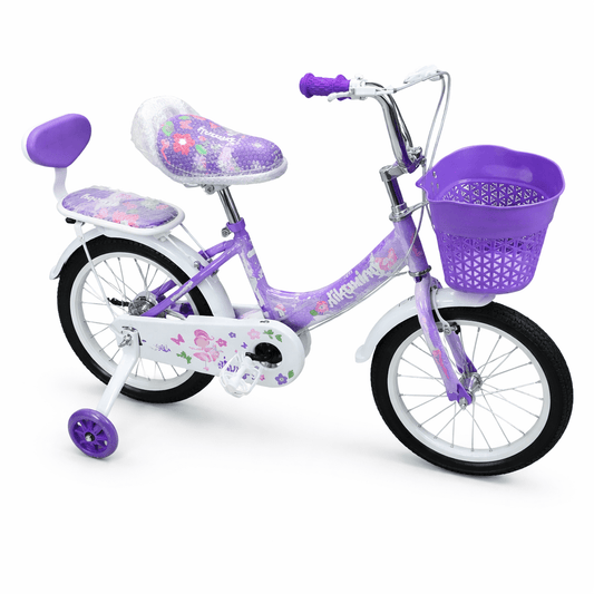 Kids Bike Size 16 – Children’s Bicycle with Training Wheels and Basket | - Elegant Households KE