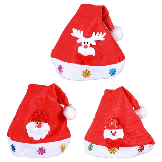 Christmas Hats - Kids Christmas Hat with Light for Holiday Fun