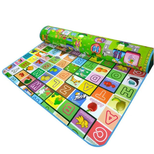 Kids Play Mat 180x200 cm Alphabet Learning Floor Mat | - Elegant Households KE