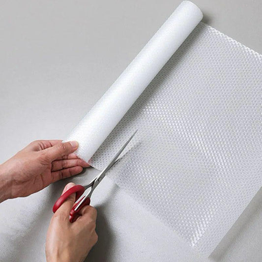 Kitchen clear drawer liners oil proof moisture cupboard shelf liner mat | - Elegant Households KE