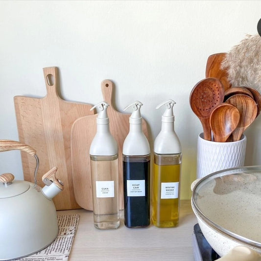 Kitchen Leak - Proof Oil/Vinegar Dispenser | - Elegant Households KE