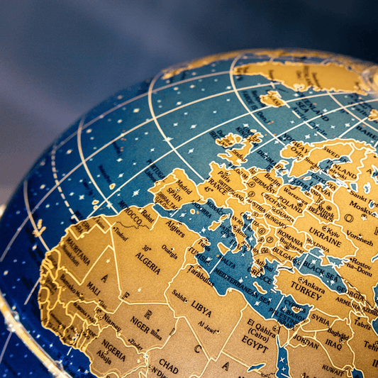 LED World Map Globe – Illuminated Desktop Globe for Home, Office & Gift Décor | - Elegant Households KE