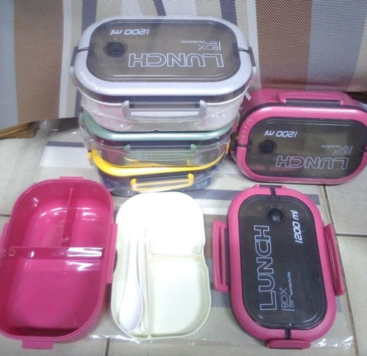 Lunch box partion Capacity 1200 ml | - Elegant Households KE