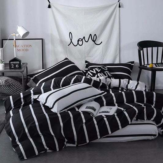 Luxury Nordic style Cotton Microfiber Duvet cover sets | - Elegant Households KE