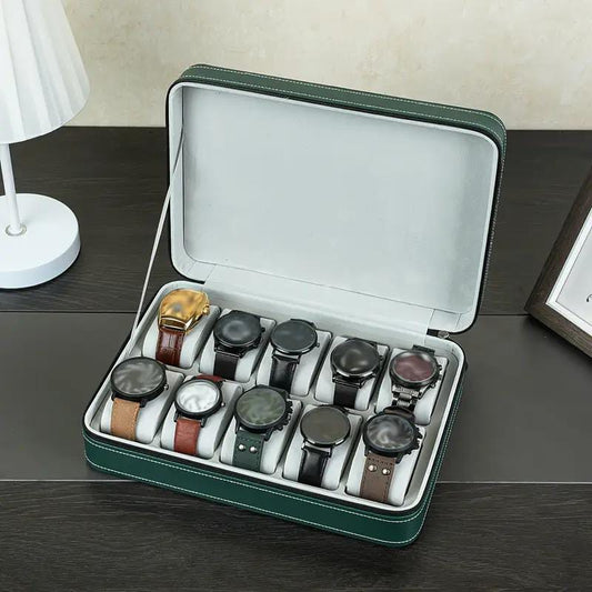 Luxury Watch Organizer – Elegant Dust - Free Storage Box for Men & Women | - Elegant Households KE