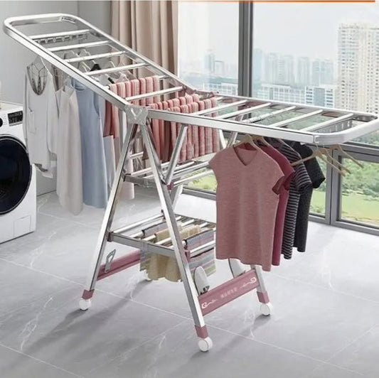 Movable Foldable/Portable LAUNDRY DRYING RACK | - Elegant Households KE