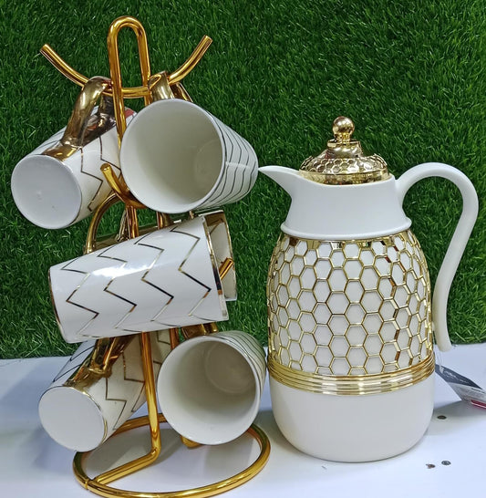 New model Tea set white | - Elegant Households KE