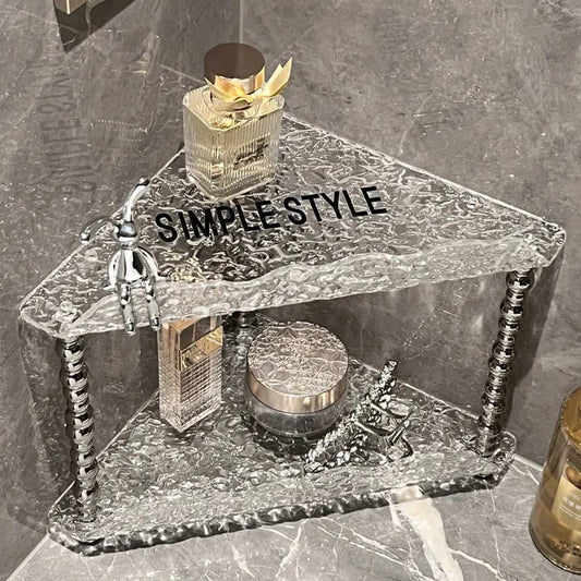 Non Punching Triangular Storage Rack | - Elegant Households KE