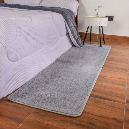 Non Slip Absorbent bedside mat Soft luxurious | - Elegant Households KE