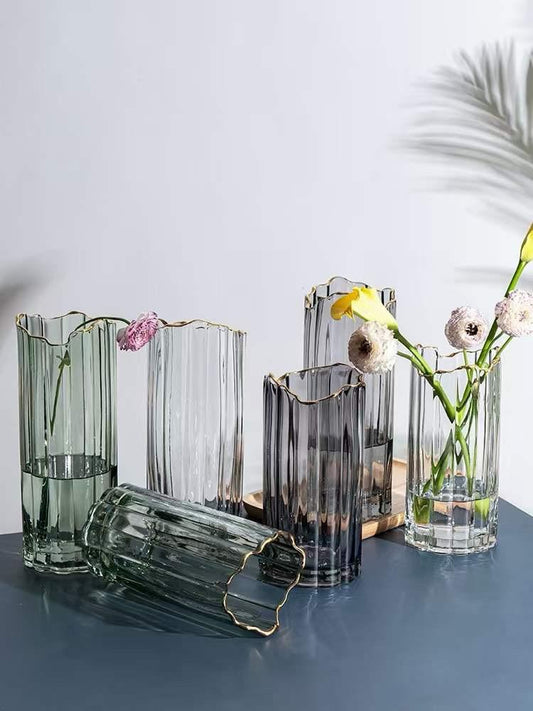 Nordic Decorative Glass Vase | - Elegant Households KE