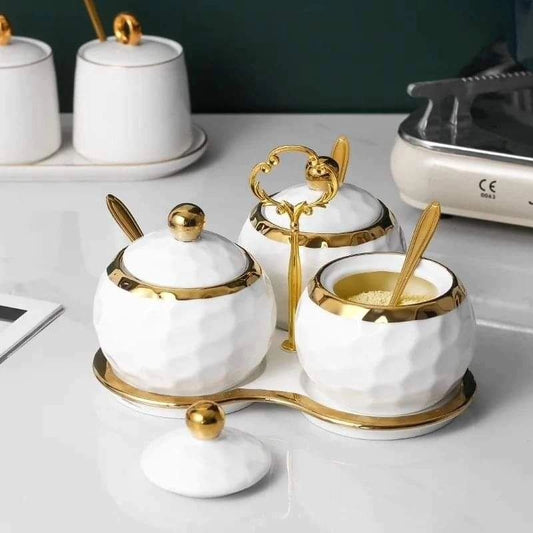 Nordic Round Sugar/Spice Holder | - Elegant Households KE