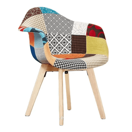 Patchwork Bucket Eames Chair | - Elegant Households KE