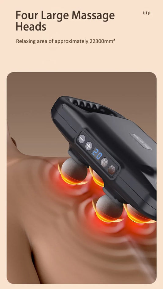 Powerful four heads deep tissue massager | - Elegant Households KE