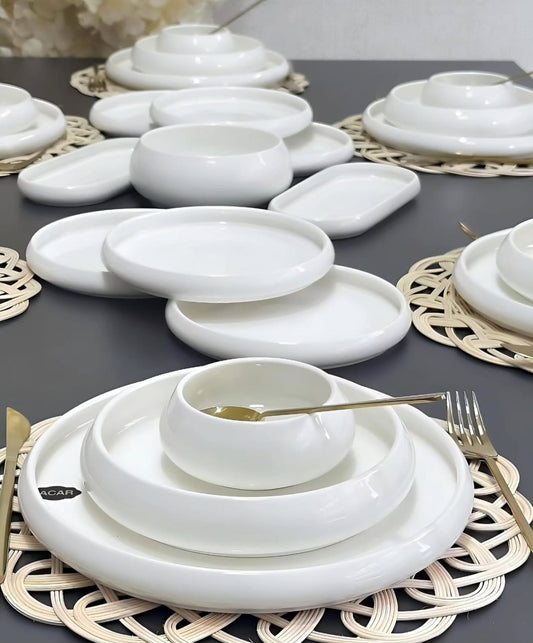 Premium Elegant 24 - Piece Dinnerware Set for 6 People | - Elegant Households KE